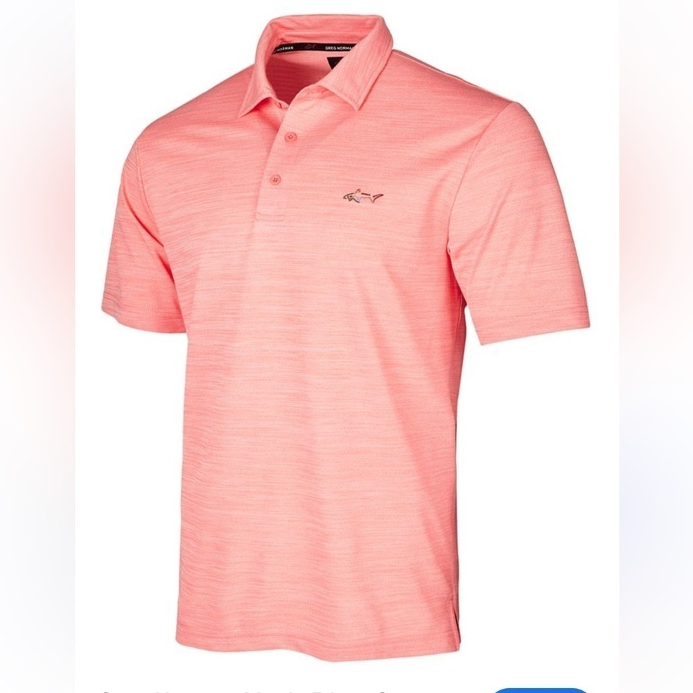 Greg Norman Collection Men's Pink Polo-shirt XL/ GREAT condition